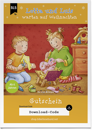 Lotta und Luis warten auf Weihnachten - Download-Code Karte