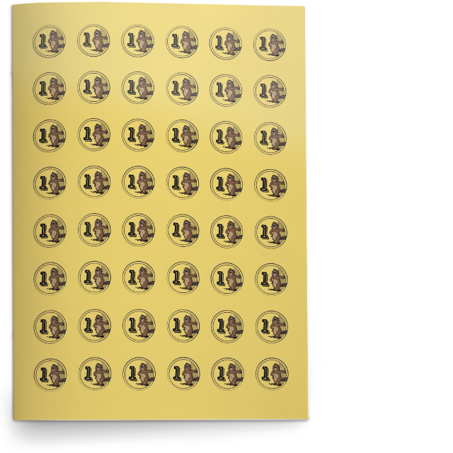 BEC Goldmünzen (Stickerbogen) BEC Goldmünzen (Stickerbogen)